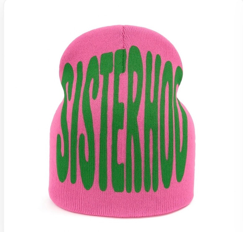“SISTERHOOD 1908” Signature Beanie – 1stDOA Greek Collection