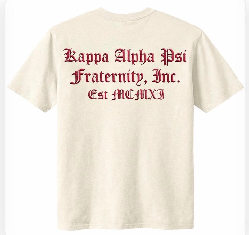 Kappa Alpha Psi Heritage Tee (Cream) | Kappa Shirt | DOA