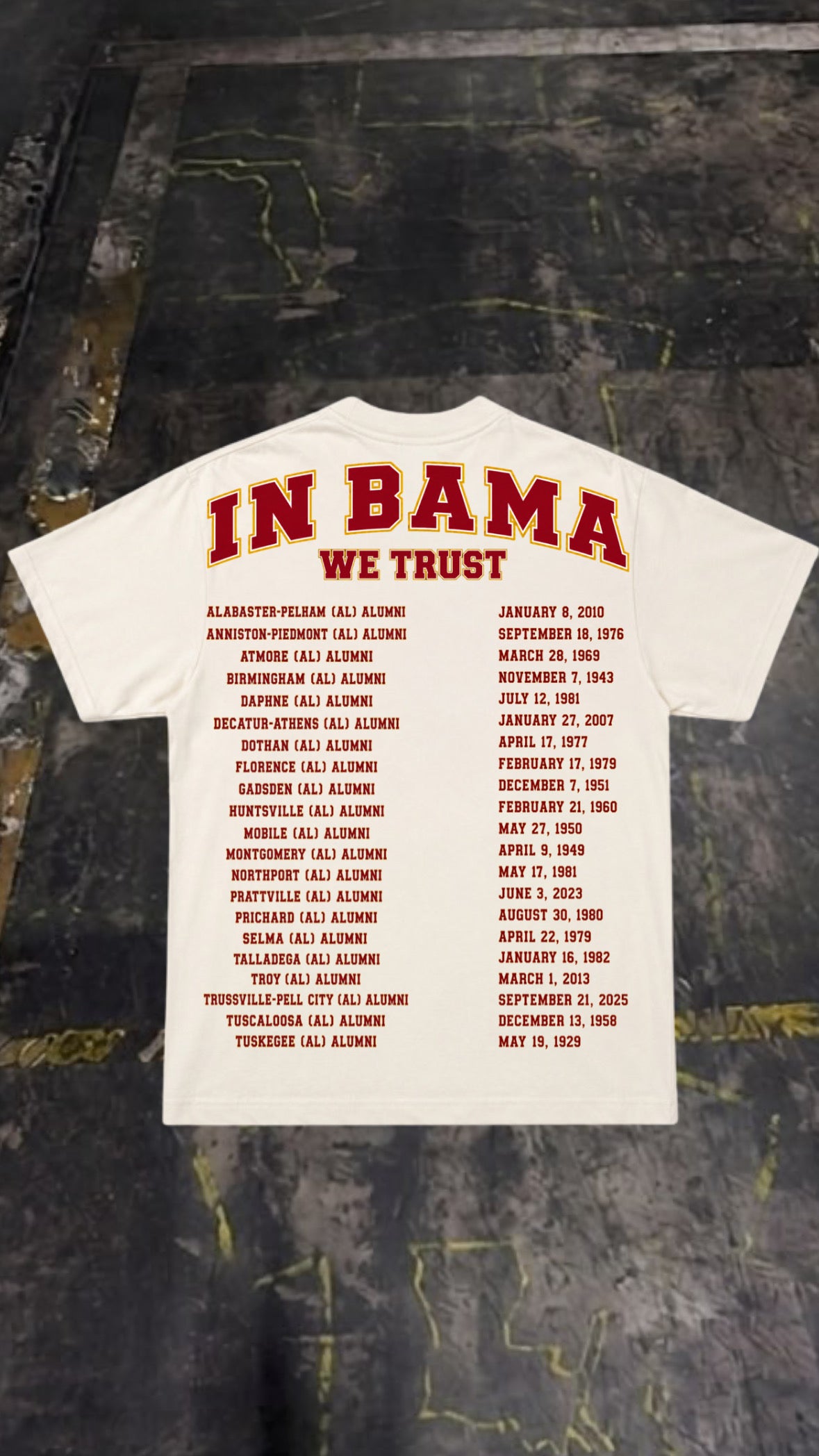 BAMA ALUMNI NUPES™️ Tee ♦️🔥
