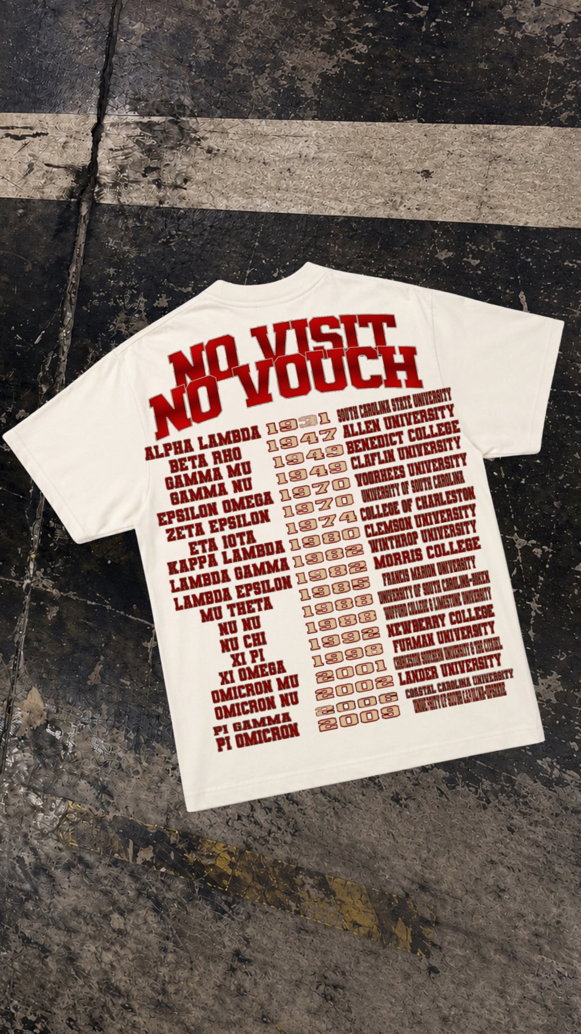 KAROLINA NUPES – “NO VISIT, NO VOUCH” TEE